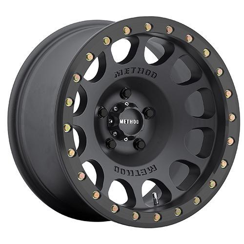 MR105 Beadlock Matte Black Wheel Method display