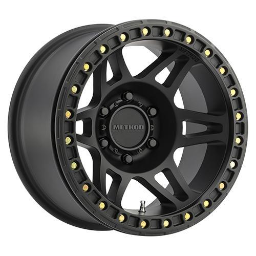 MR106 Beadlock Matte Black Wheel Method display