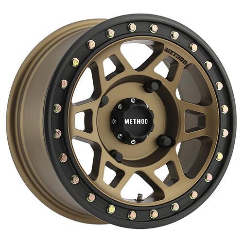 MR405 UTV Beadlock Wheels Bronze w/Matte Black Ring Method display