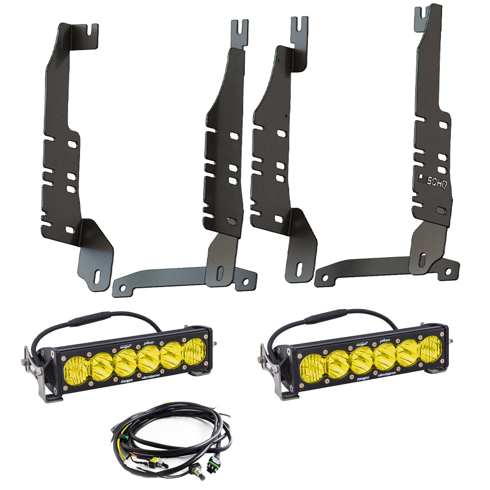 '19-23 Ram 1500 SDHQ Built "Build your Own" Behind the Grille LED Light Bar Mount