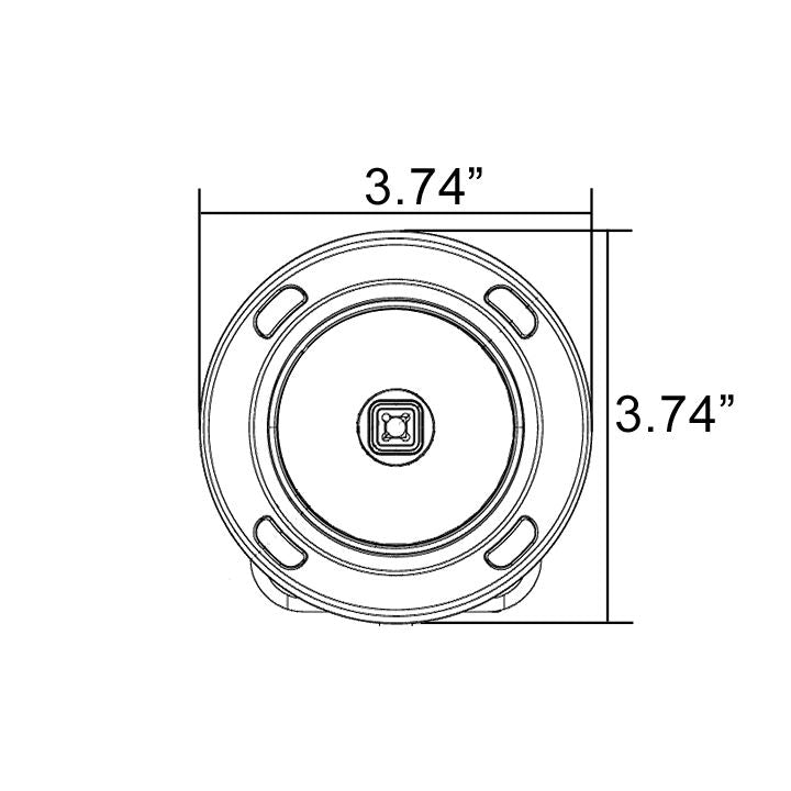 Optimus Series Round with Halo LED Light Lighting Vision X design