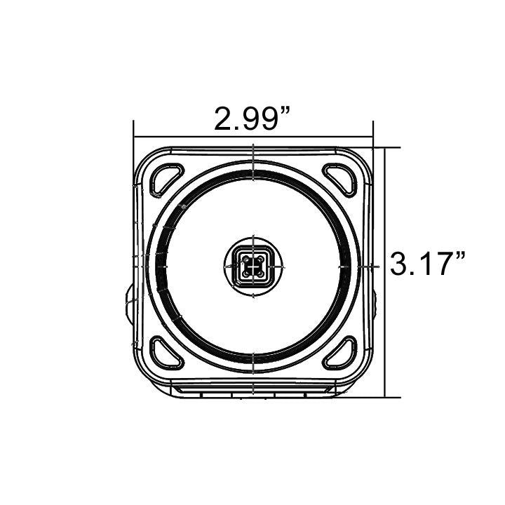 Optimus Series Squared with Halo LED Light Lighting Vision X design