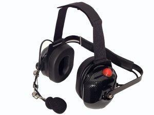 Crew Chief Headset Communications PCI Radios Behind the Head Black 