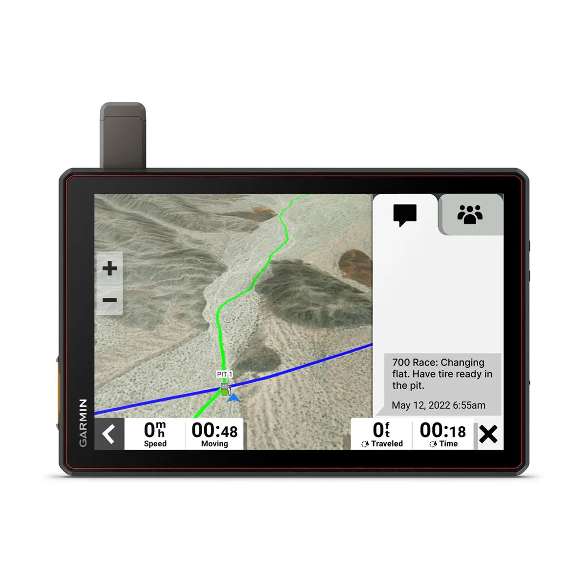 Baja Chase Edition Off-Road Chase Navigator display