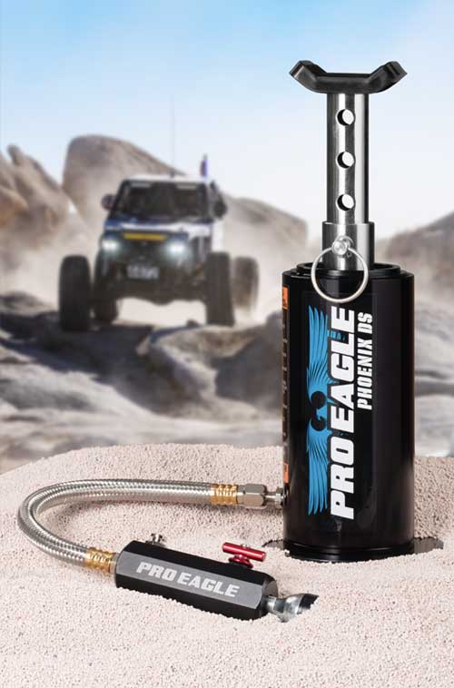 Pro Eagle Phoenix DS CO2 Air Jack Off-Road Jacks Pro Eagle Jacks display