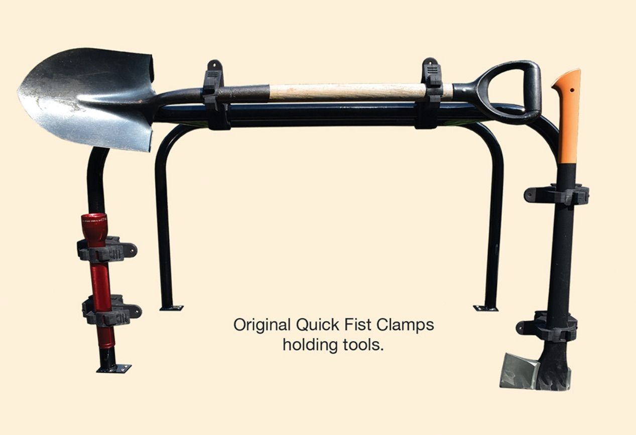 Roll Bar Tool Mounts Quick Fist Clamps display