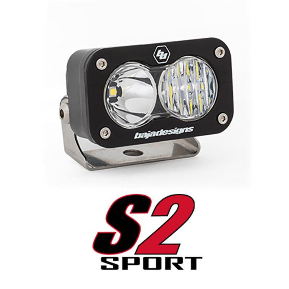 S2 Sport LED Light Lighting Baja Designs Clear Driving/ Combo display