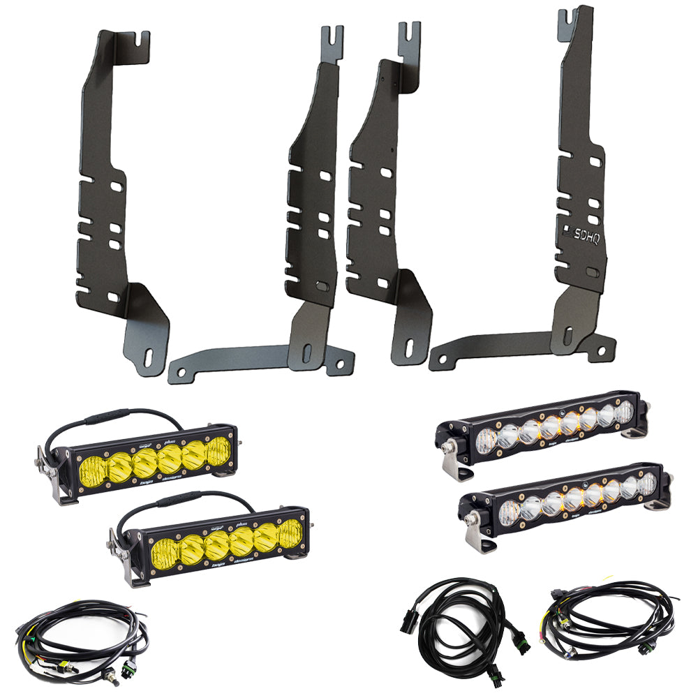 '19-23 Ram 1500 SDHQ Built "Build your Own" Behind the Grille LED Light Bar Mount