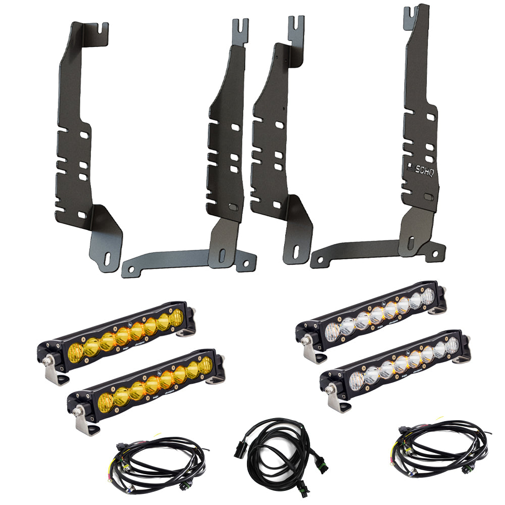 '19-23 Ram 1500 SDHQ Built "Build your Own" Behind the Grille LED Light Bar Mount