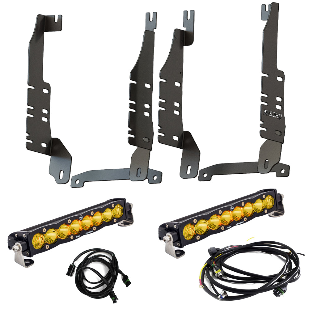 '19-23 Ram 1500 SDHQ Built "Build your Own" Behind the Grille LED Light Bar Mount