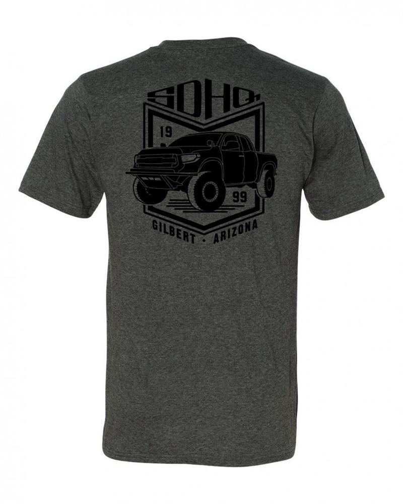 SDHQ Mens Tundra T-Shirt-Charcoal Gray Apparel SDHQ Off Road 