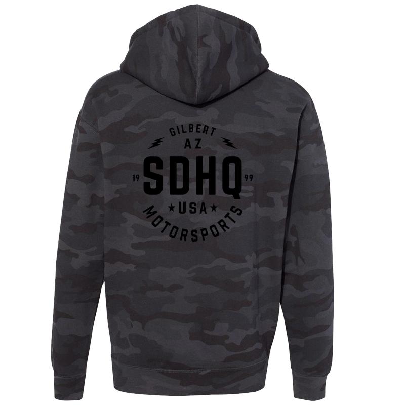 SDHQ Motorsports Black Camo Pullover Apparel SDHQ Off Road