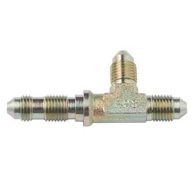 Steel Bulkead Tee on the Run-804 Fittings Fragola Performance 