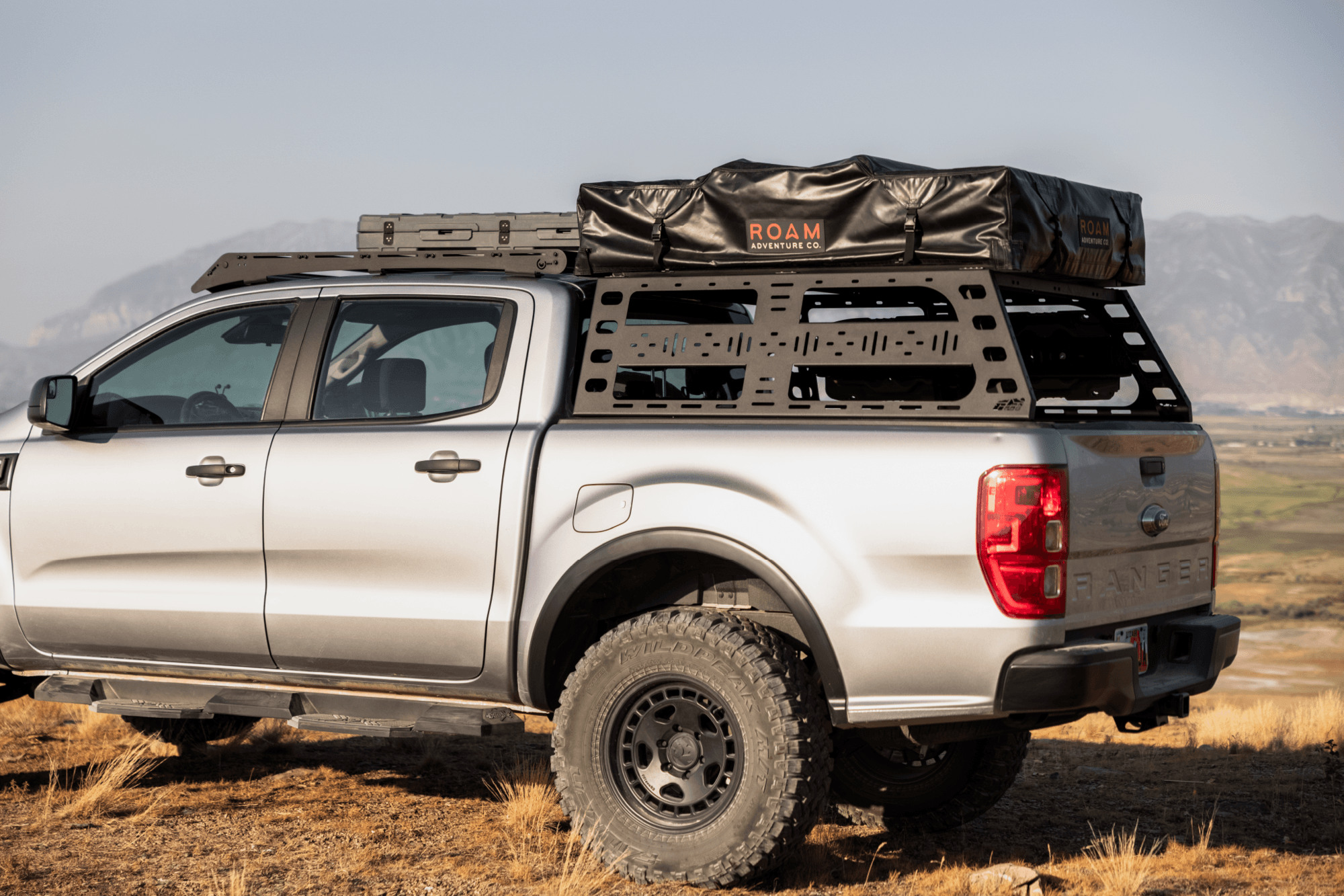 Vagabond Roof Top Tent Roam Adventure Co. (side view)