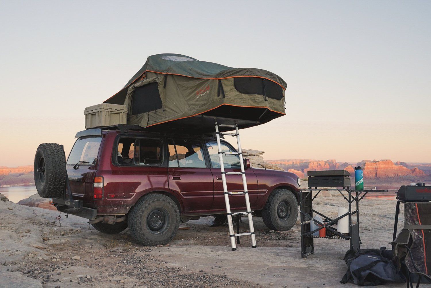 Vagabond Roof Top Tent Roam Adventure Co. display