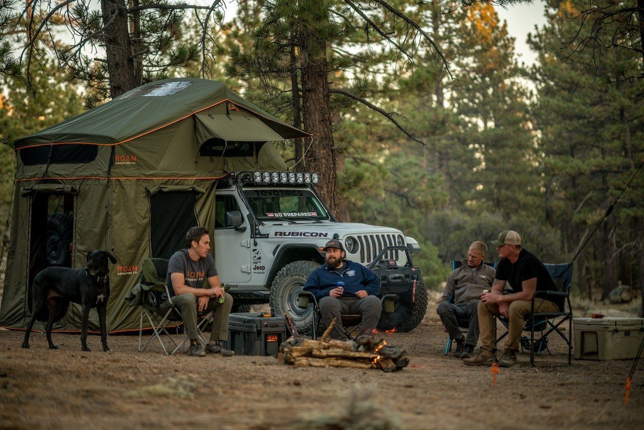 Vagabond XL Roof Top Tent Roam Adventure Co. display