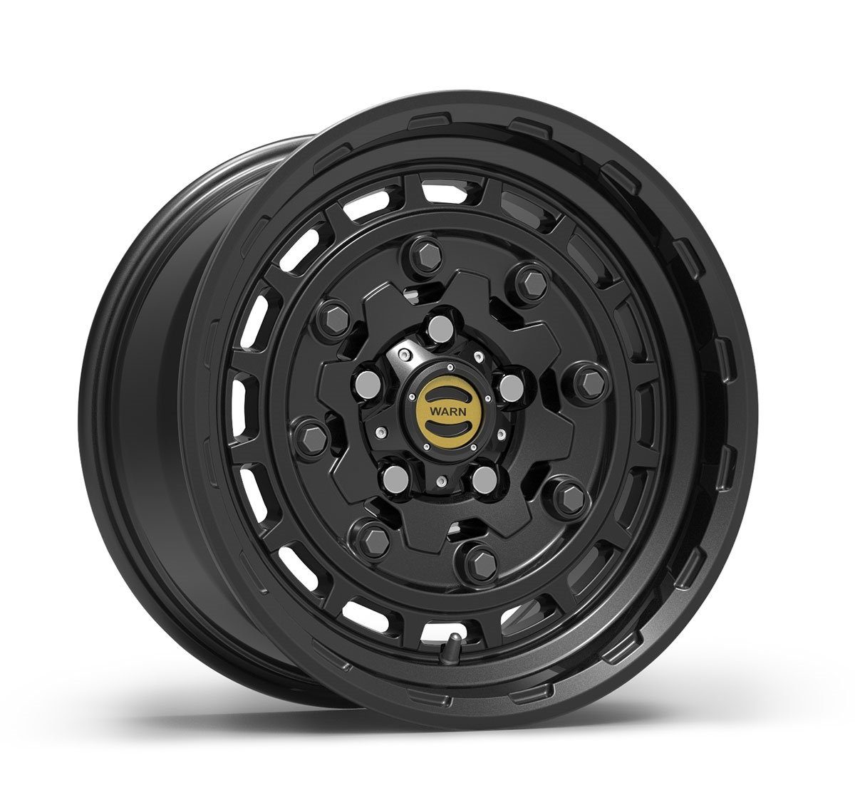 Warn Epic Wheels | 17" Jackhammer Wheel-Black Wheels Warn Industries