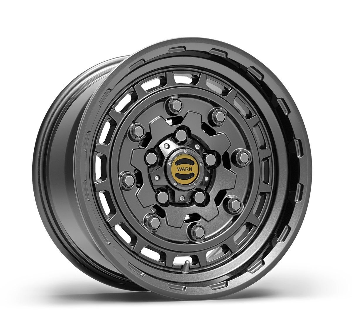 Warn Epic Wheels | 17" Jackhammer Wheel-Gunmetal Wheels Warn Industries