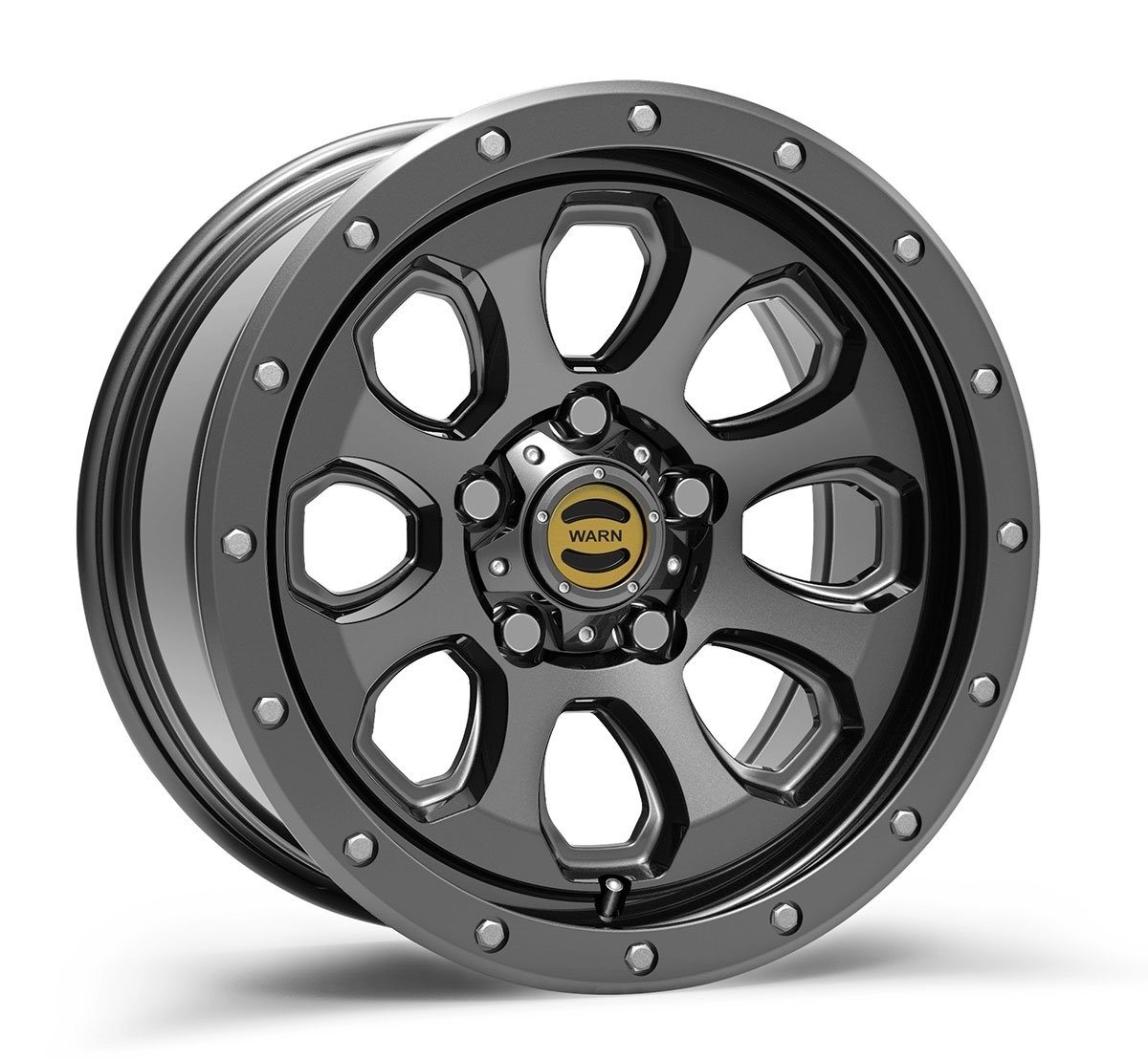 Warn Epic Wheels | 17" Moonsault Wheel-Gunmetal Wheels Warn Industries